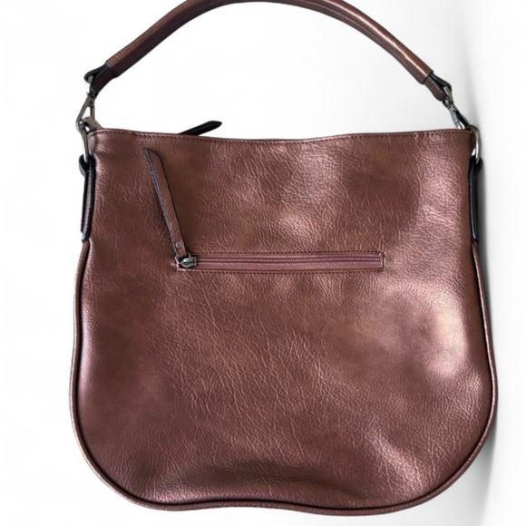 Wrangler Brown Leather Women's shoulder Bag Crossbody Fall - Picture 2 of 5